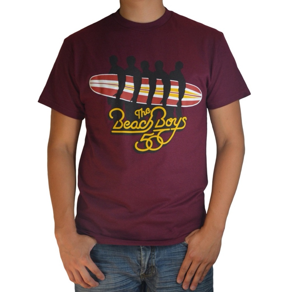 Vintage The Beach Boys 50th Anniversary Tour Tee Shirt Hollywood Bowl XL - Picture 4 of 9